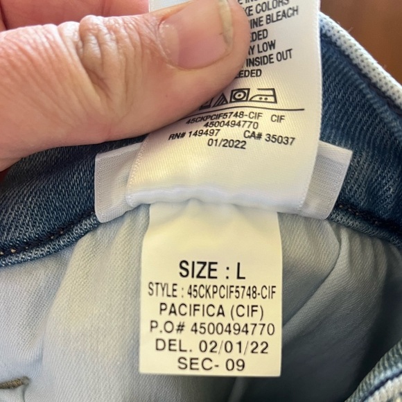 NWT Joe’s Jeans Snapback Charlie Ankle Jeans In Pacifica Size Large - Picture 9 of 9